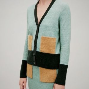 Cos Color Block Cardigan